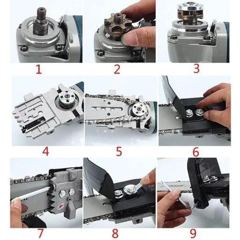 Adaptador De Amoladora A Motosierra